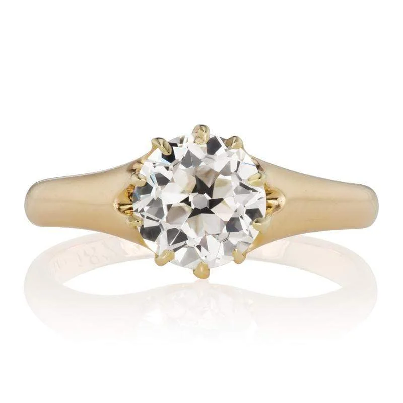 vintage rings for women with diamonds for engagement-Addie