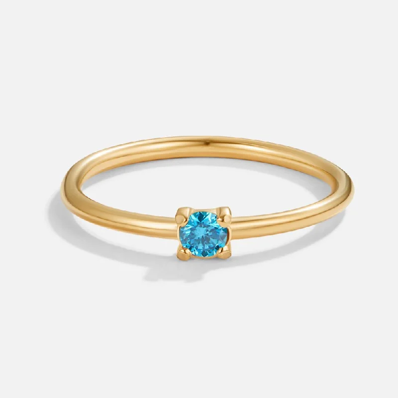 December - Blue Zircon