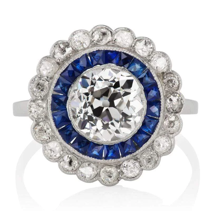 women’s rings with sapphires and rubies for wedding bands-Victoria