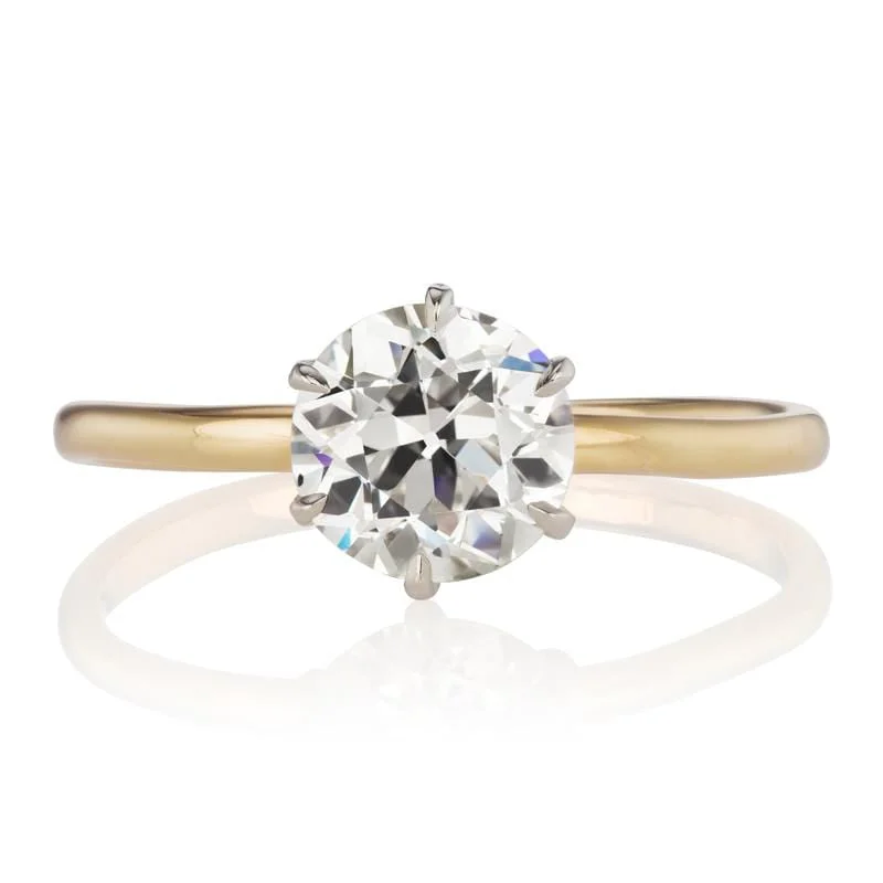 vintage engagement rings for women with diamonds and sapphires-Tess