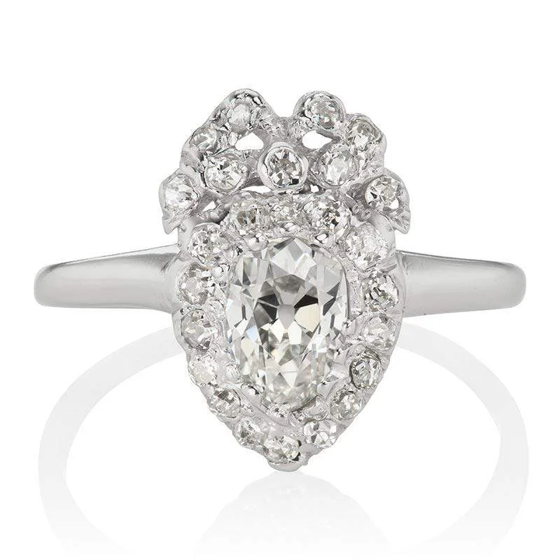 vintage rings for women with diamonds for engagement-Claudia