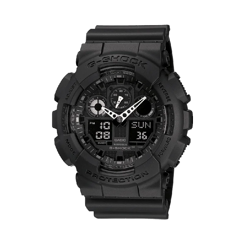 men's watches with retro designs and advanced technology -Casio Analogue Digital Men's Watch GA100-1A1