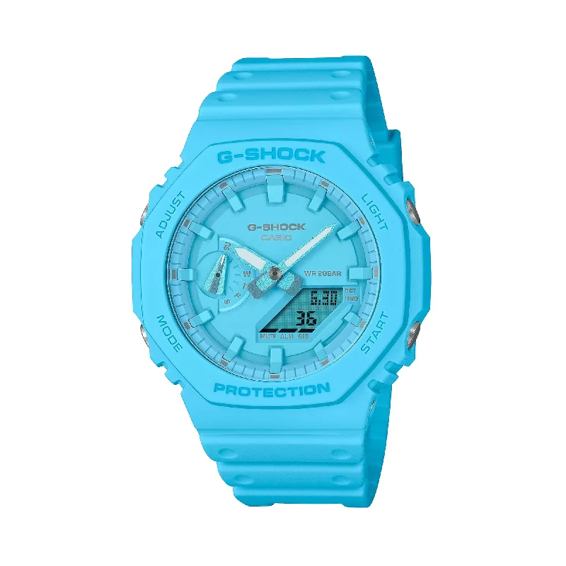 stylish women's watches with slim profiles and colorful designs -Casio G-SHOCK Men's Analogue Digital Watch GA2100-2A2