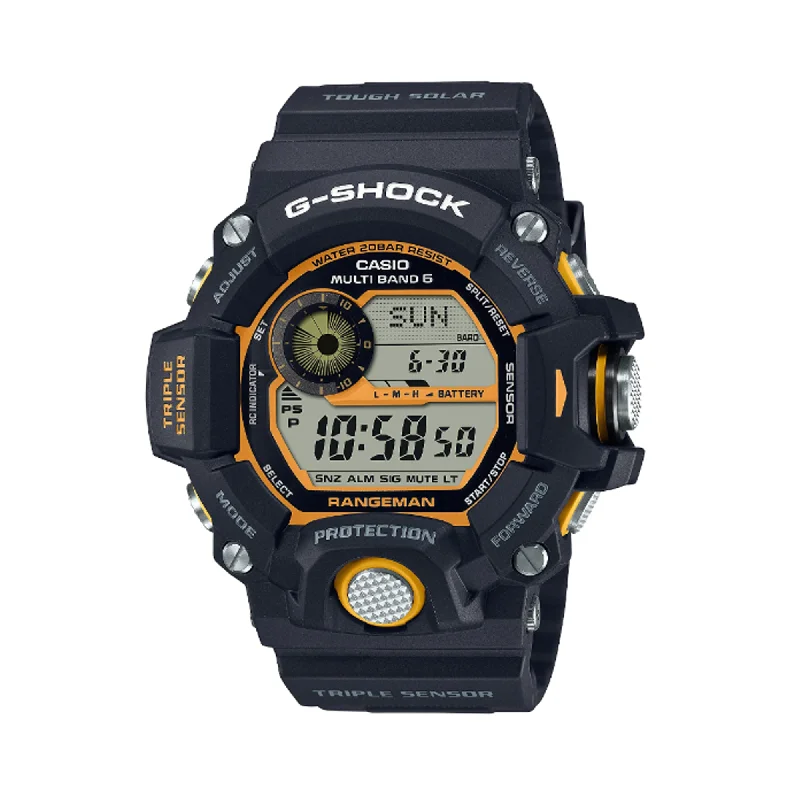 sleek women's watches with silver metal bands and minimalist dials -Casio G-SHOCK Men's Digital Watch GW9400Y-1D