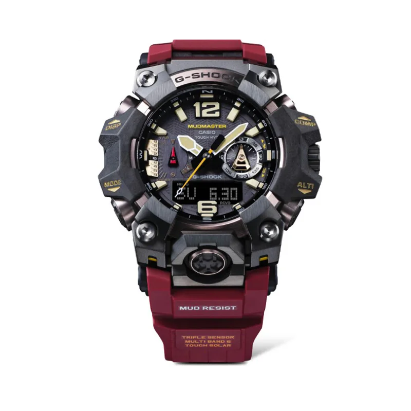 sport watches for men with robust construction and activity tracking -Casio G-SHOCK Mudmaster Men’s 52mm Solar Watch GWGB1000-1A4