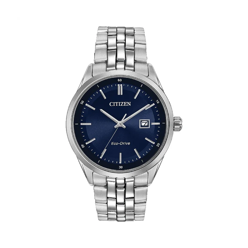 men's watches with automatic movement and elegant leather straps -Citizen Eco-Drive Men's 40mm Stainless Steel Eco Drive Watch BM7251-53L