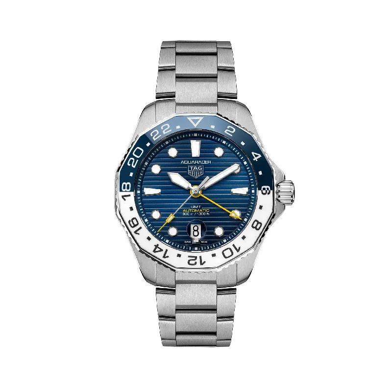 sport watches for men with robust construction and activity tracking -Stainless Steel Mens TAG Heuer Aquaracer Professional 300 GMT WBP2010.BA0632