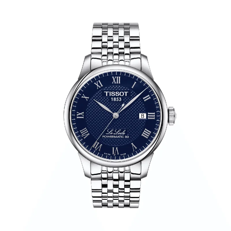 women's watches with classic designs and interchangeable strap options -Tissot Le Locle Men's 39.3mm Stainless Steel Automatic Watch T006.407.11.043.00