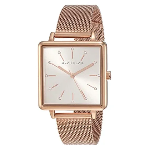 men's watches with solar-powered movement and sleek leather bands -Lola Square Analog Women