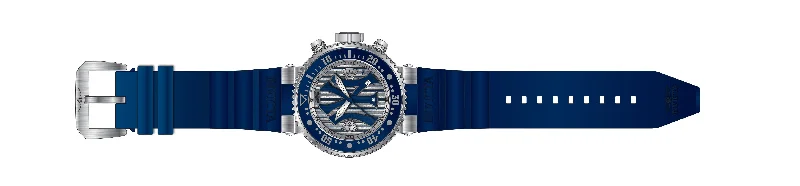 luxury watches for men with leather straps and polished stainless steel -Band For Invicta MLB 42359