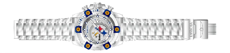 men's watches with bold dials and rugged designs for active lifestyles -Band For Invicta NFL 35513