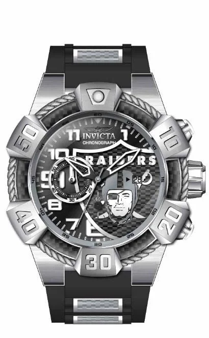 men’s watches with high-tech features and interchangeable straps -Band For Invicta NFL 35783