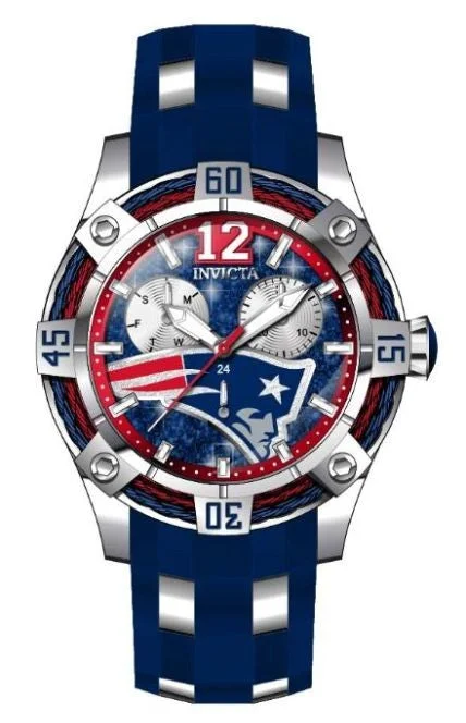 men's watches with classic design and digital movement features -Band For Invicta NFL 35792