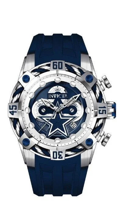 men's watches with lightweight designs and high-tech movement features -Band For Invicta NFL 35821