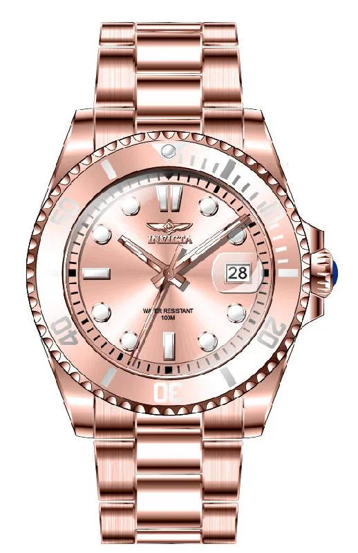 men’s watches with minimalist faces and advanced movement features -Band For Invicta Pro Diver  Lady 47142