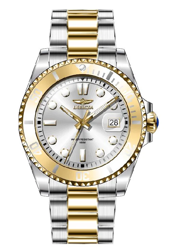 men's watches with modern features and durable metal cases -Band For Invicta Pro Diver  Lady 47145