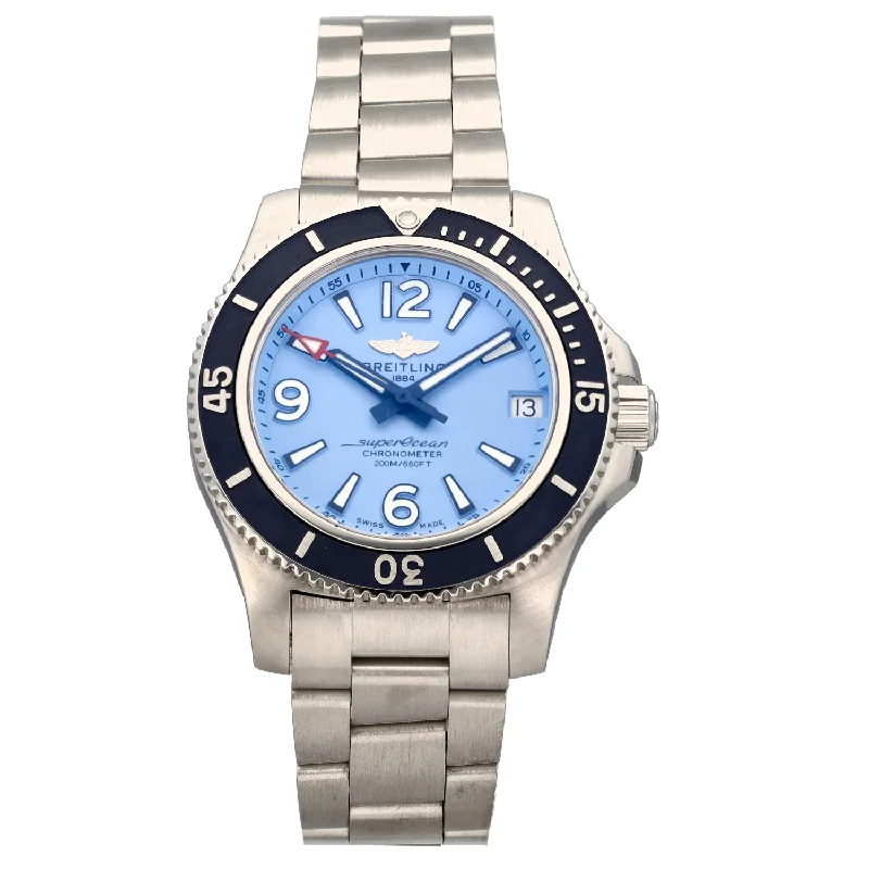 men's watches with modern features and interchangeable bands -Breitling Superocean A17316 36mm Stainless Steel Watch