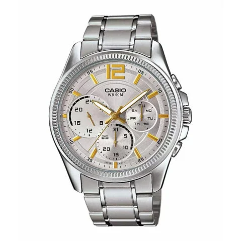 women's watches with high-end designs and customizable straps -Enticer Men MTP-E305D-7AVDF Analog Men A1661