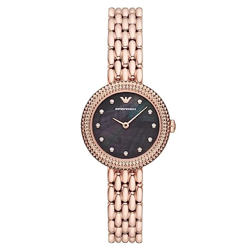 luxury watches for men with sapphire crystal glass and high-end materials -Emporio Armani Rosa Mother of Pearl Dial Women 30mm