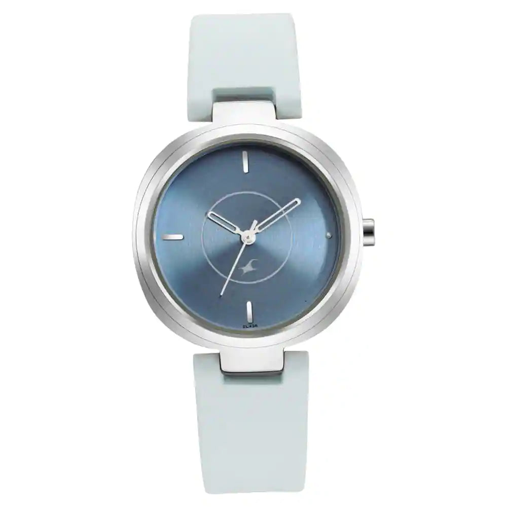 men's watches with traditional analog dials and modern technology -Stunners Women Blue Leather