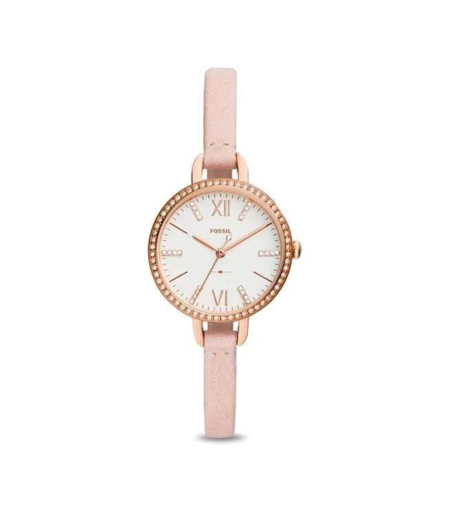 watches for women with large, bold faces and metal cases -Fossil Womens Watch Es4402