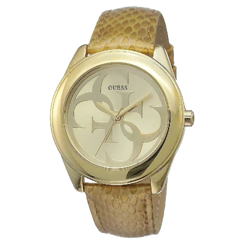 women’s watches with durable materials and modern designs -Guess G-Twist Gold Dial Women 40mm