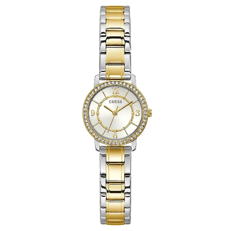 watches for women with high-quality craftsmanship and elegant designs -Guess Melody White Dial Women 28mm