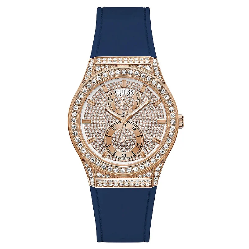 high-tech sport watches for men with multi-sport tracking features -Guess Princess Rose Gold Dial Women 39mm