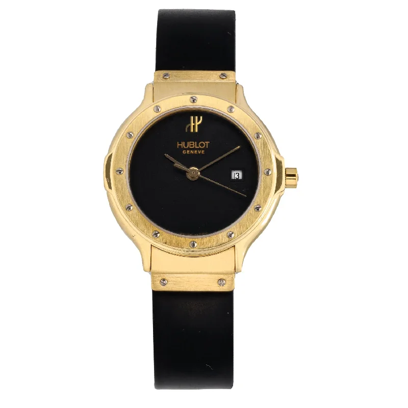 men's watches with automatic and solar-powered movement -Hublot Classic 26mm Gold Watch