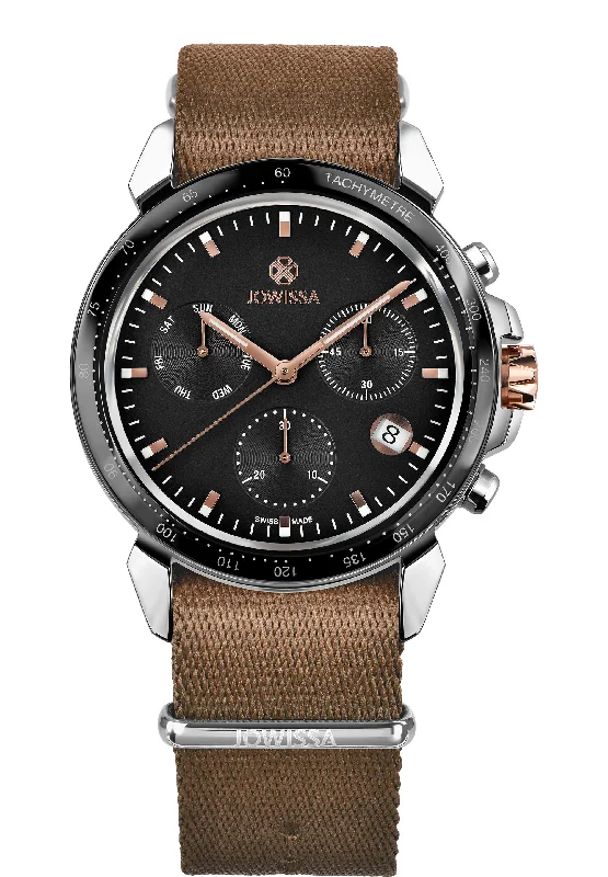 men's watches with chronograph functions and modern features -LeWy 9 Swiss Men's Watch J7.132.L