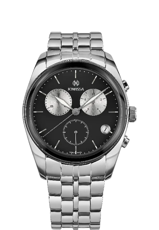 men's watches with luxurious stainless steel bands and minimalistic dials -Lux Swiss Men's Watch J7.100.L