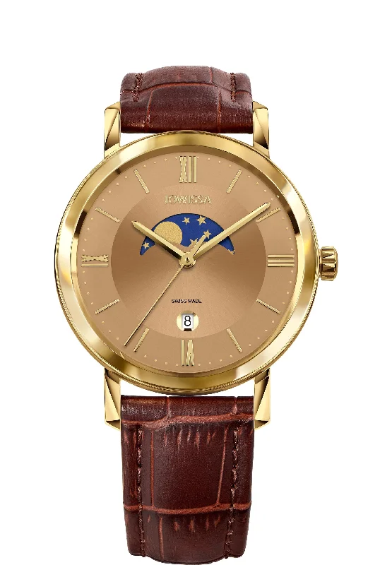 women's watches with large, bold faces and unique band styles -Magno Swiss Men's Watch J4.274.L