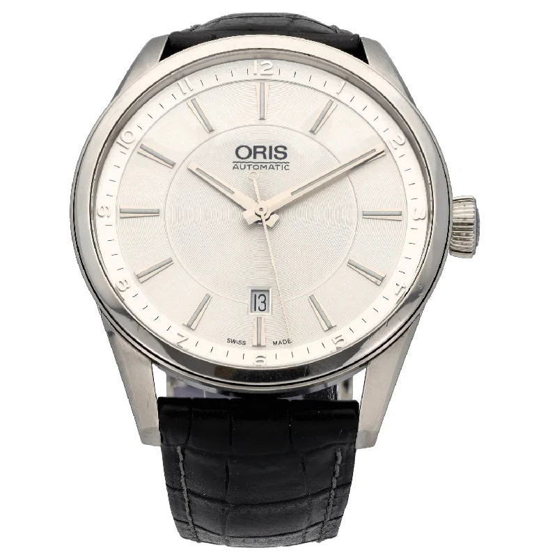 affordable watches for men with modern designs and durable materials -Oris Artix Date 7642B 42mm Stainless Steel Watch