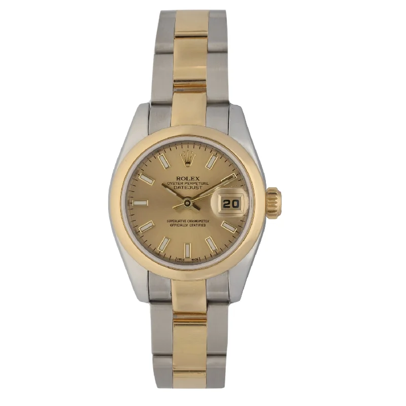 watches for men with classic design and modern functionality -Rolex Lady Datejust 179163 26mm Bi-Colour Watch