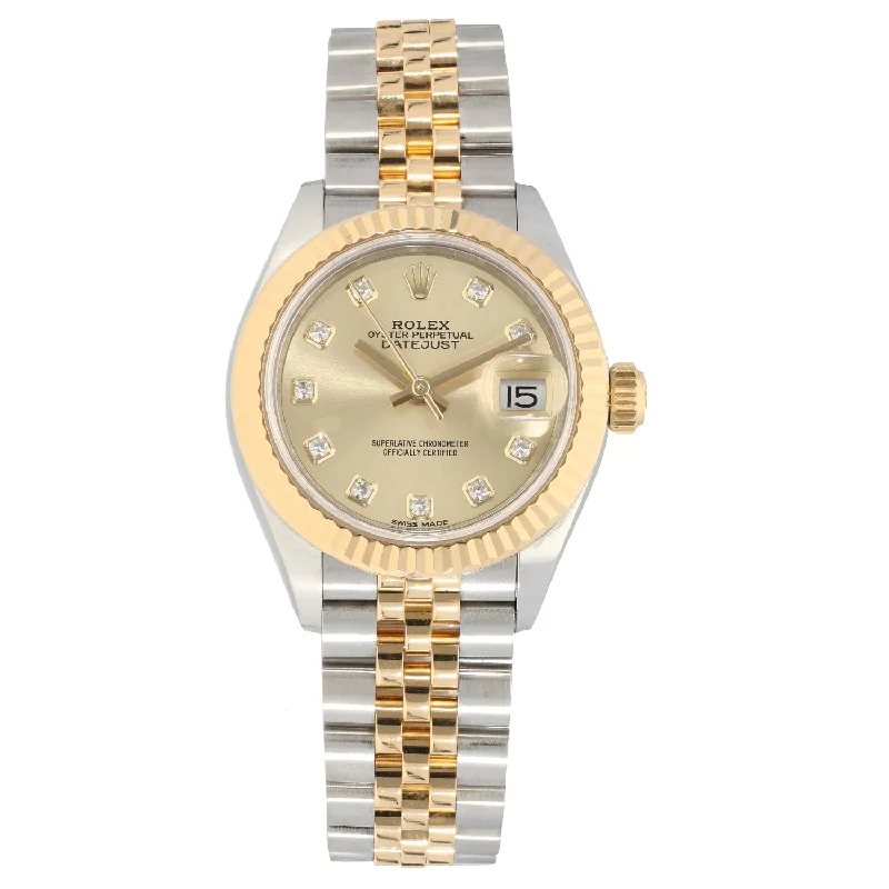 watches for women with delicate designs and interchangeable bands -Rolex Lady Datejust 279173 28mm Bi-Colour Watch