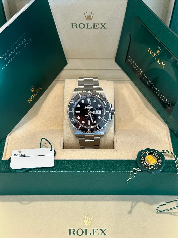 sport watches for men with customizable screens and heart rate tracking -Rolex Submariner Date 41mm 126610LN Oystersteel Black Dial