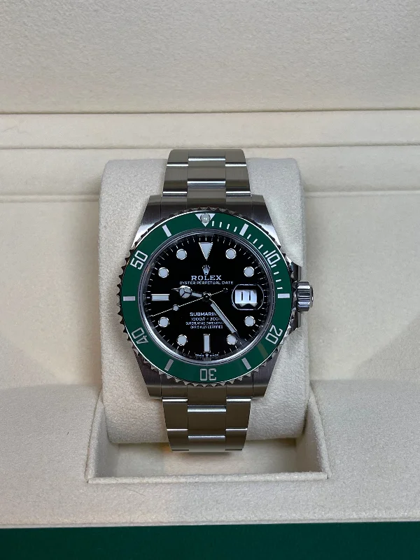 men's watches with automatic movement and modern features -Rolex Submariner Date 41mm 126610LV MK1 Oystersteel Black Dial