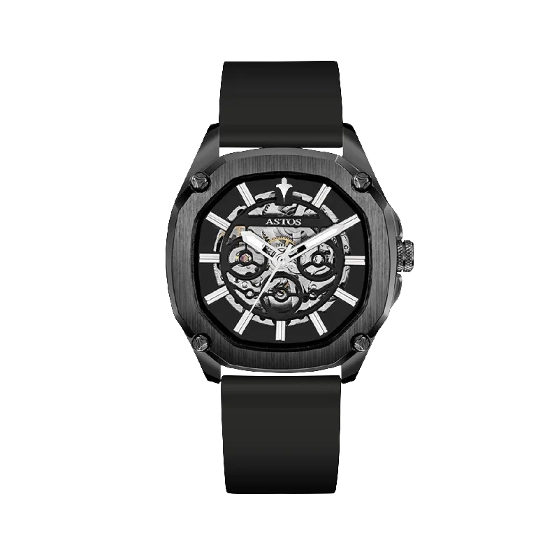 digital watches for men with fitness apps and customizable display features -Styx Ultimate Black