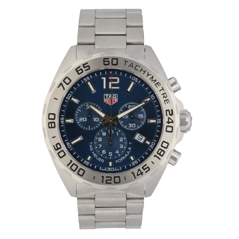 men's watches with retro designs and advanced technology -Tag Heuer Formula 1 CAZ101K 43mm Stainless Steel Watch