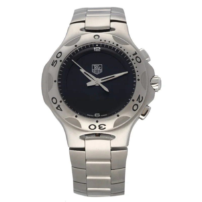 men's watches with classic design and digital movement features -Tag Heuer Kirium CL111A-0 40mm Stainless Steel Watch