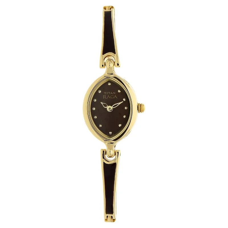 men's watches with unique features and bold color designs -Raga Women Brown Dial