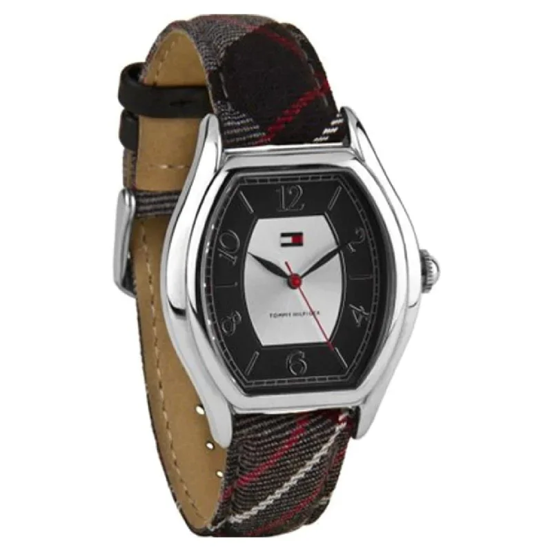 men's watches with lightweight designs and durable silicone straps -Tommy Hilfiger Quartz White & Black Dial Women 23mm