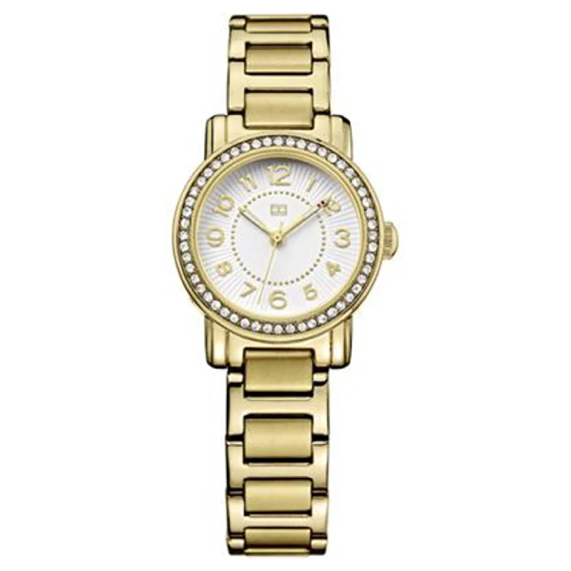 men’s watches with large, bold faces and multi-functional features -Tommy Hilfiger Quartz White Dial Women 28mm