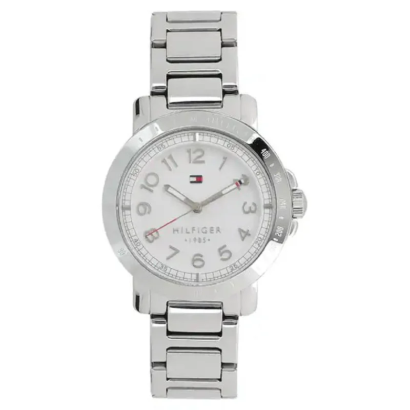 sport watches for women with heart rate and activity monitoring -Tommy Hilfiger Quartz White Dial Women 30mm