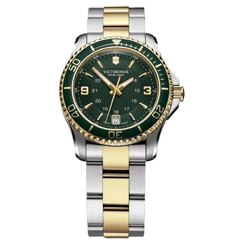 women’s watches with sophisticated designs and comfortable rubber bands -Victorinox Maverick Women Green Dial Women 34mm